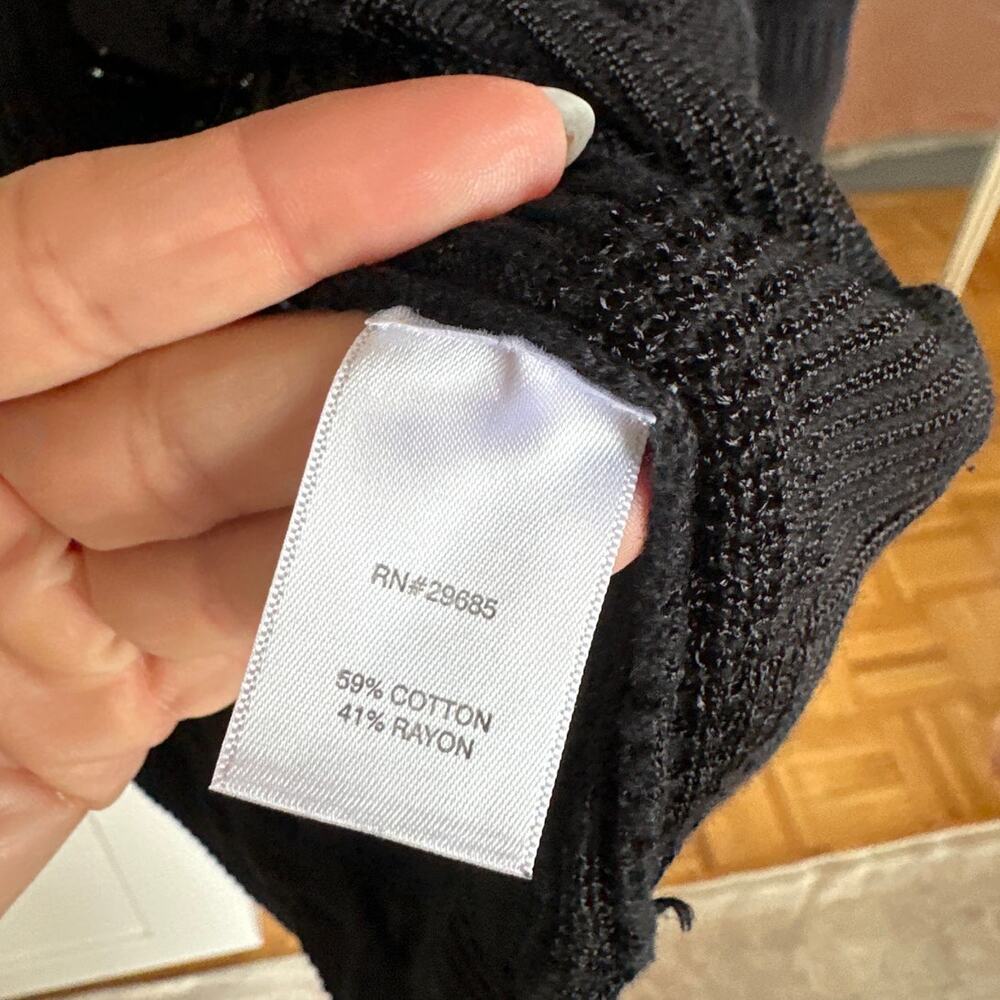 Pendleton Women’s Black Jamison Square Knit Pullo… - image 6